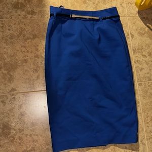 Amanda + Chelsea Belted Pencil Skirt